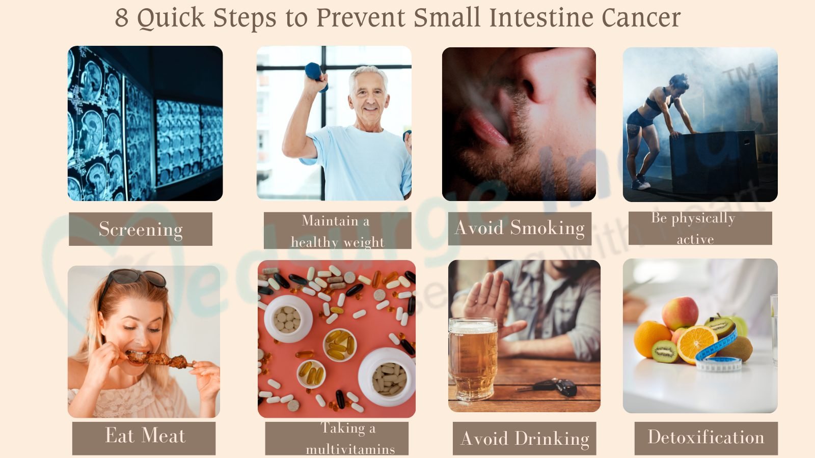8 quick steps to prevent small intestine cancer