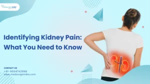 Where does kidney pain occur?