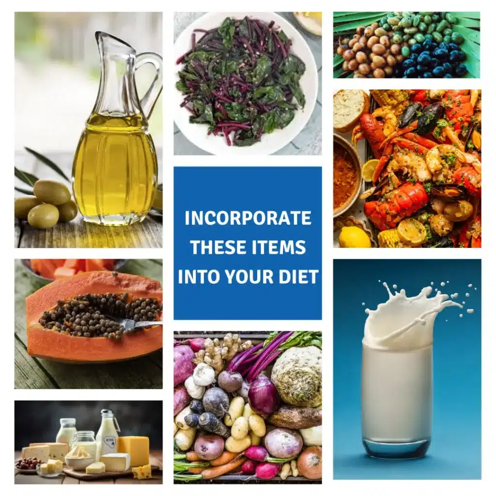 Incorporate these items into your diet: increase breast size