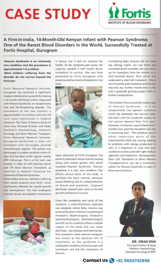 14-Month-Old Kenyan Infant with Pearson Syndrome