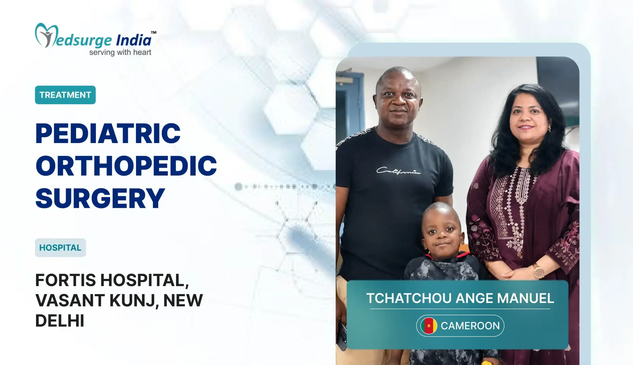 A Young Patient from Cameroon Takes Steps Toward Walking Again